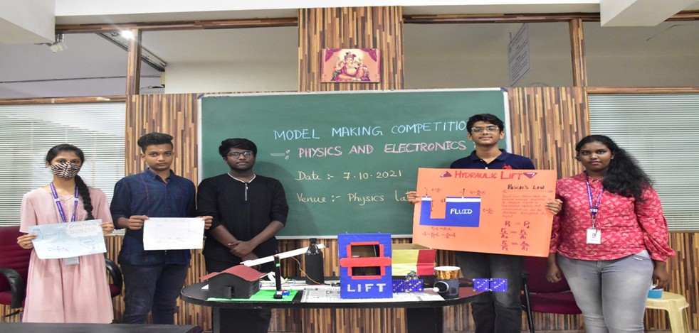 Model making Competition Organized by Science Lab of NHPUC Kasturinagar