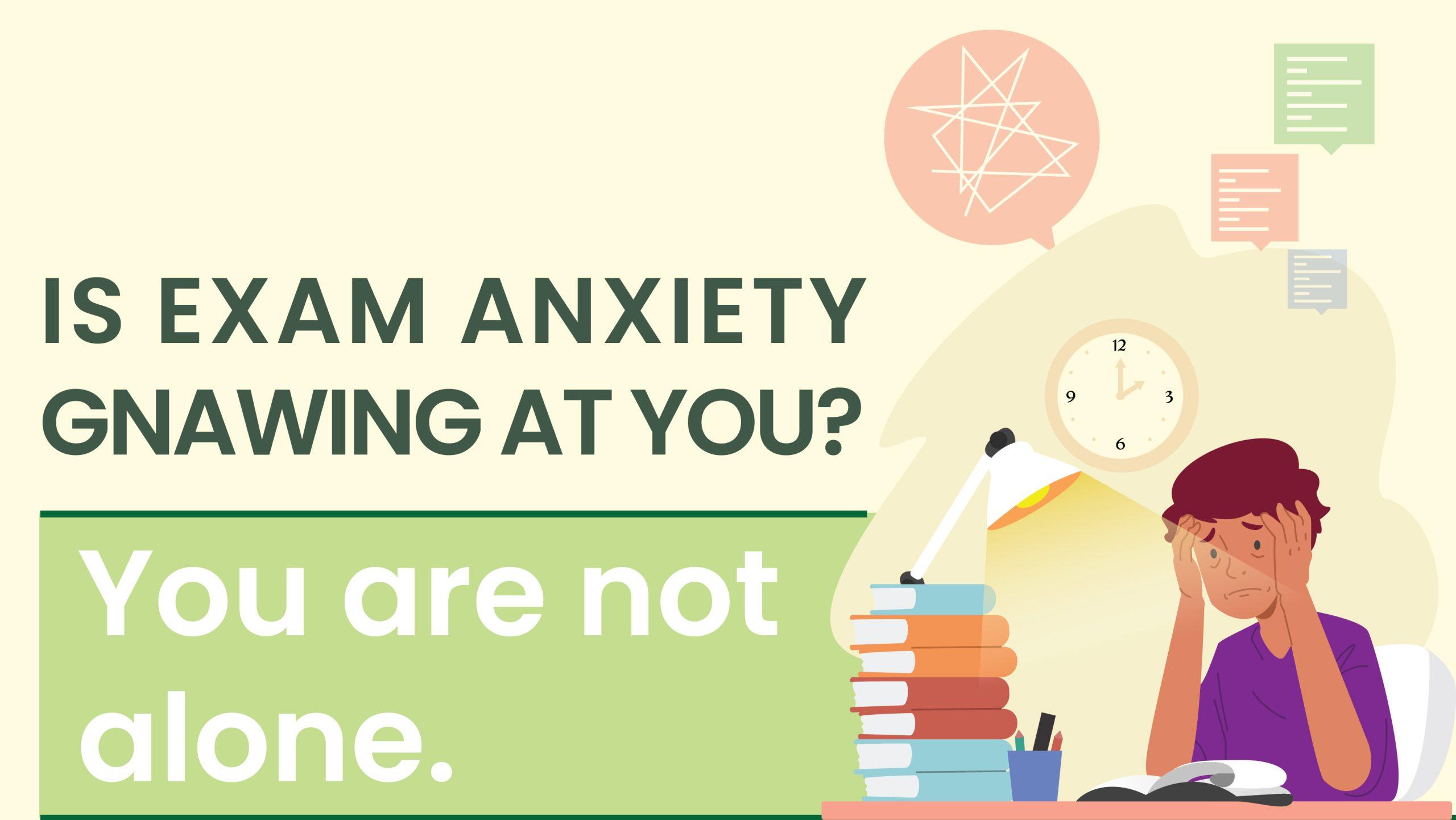 A blog on Exam Anxiety for students by NHPUC Kasturinagar